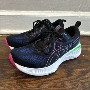 Asics Pink and Blue Athletic Sneakers Sz 9